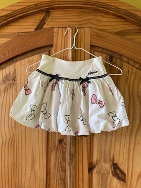 Girls Disney Aristocats Marie pink white bubble skirt - size S (6/6X)